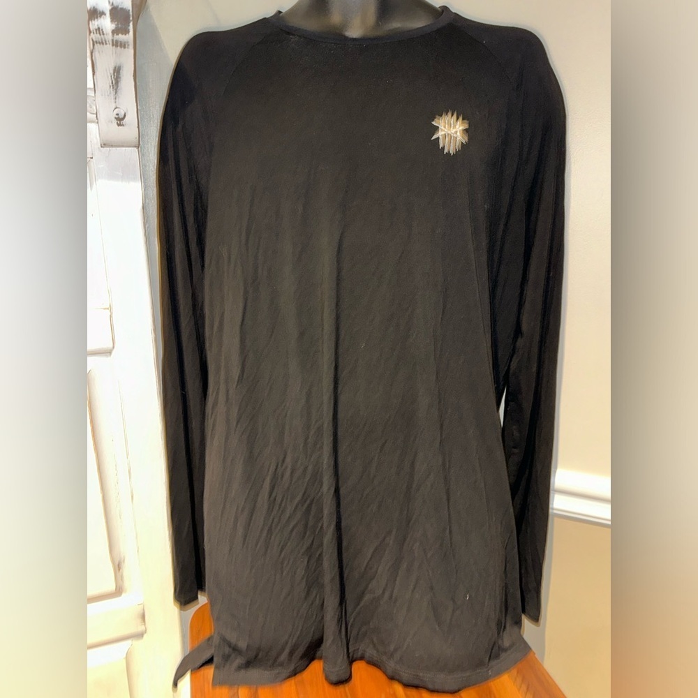 Six Feathers Black Long Sleeve Top